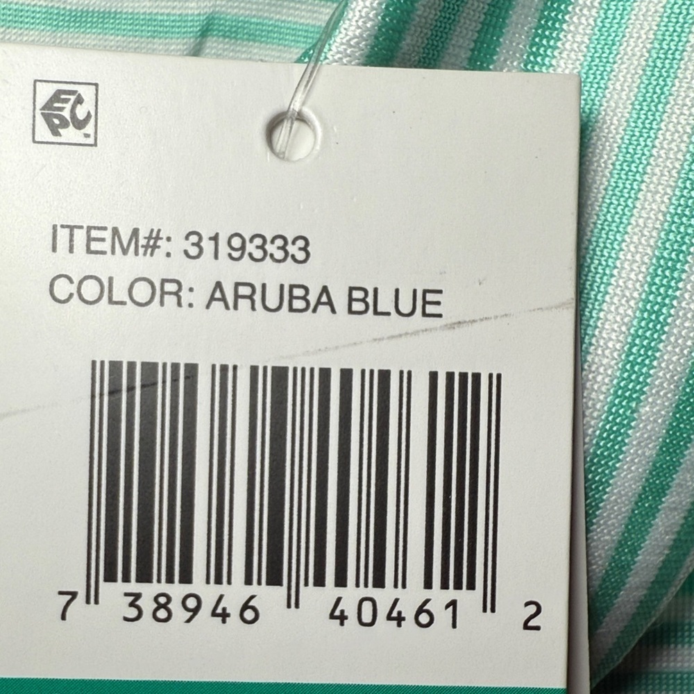 NEW! Jack Nicklaus Men’s Golf Polo Striped Shirt Large With Sun Protection - Picture 5 of 11